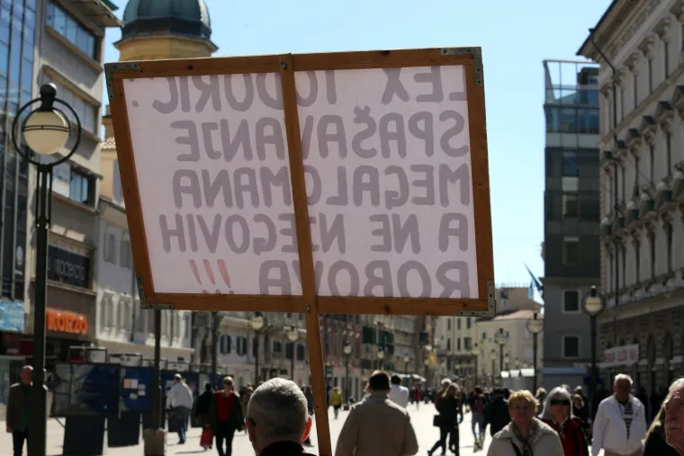 Prosvjedi protiv Todorića u Rijeci
