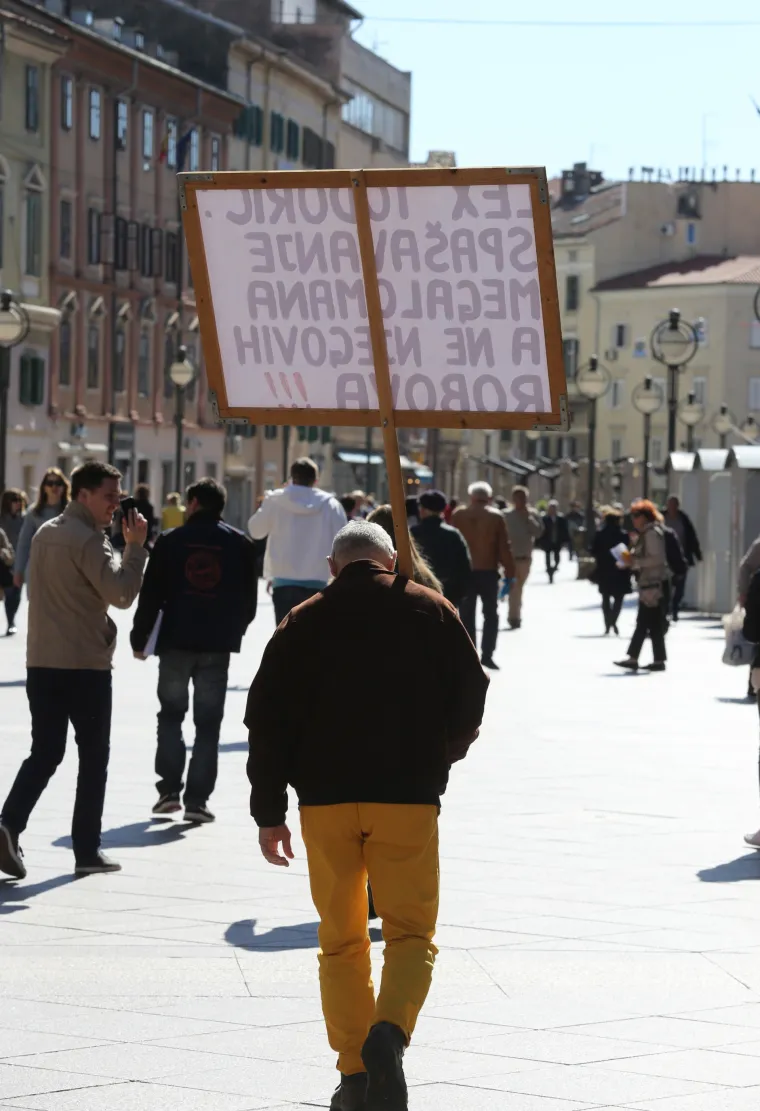 Prosvjedi protiv Todorića u Rijeci