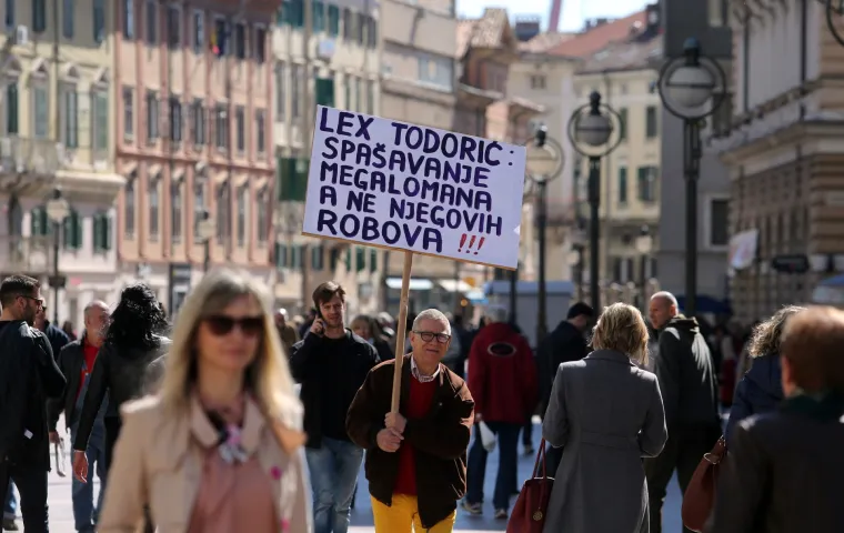 Prosvjedi protiv Todorića u Rijeci
