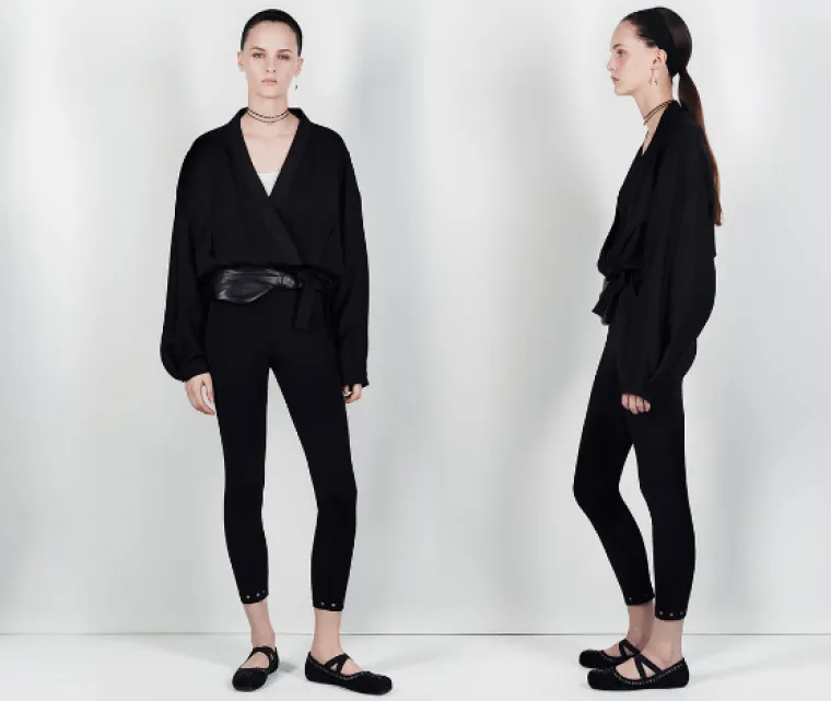 Kimono - 699,90 kuna, tajice s detaljima - 229,90 kuna, balerinke od antilopa s trakom - 549,90 kuna