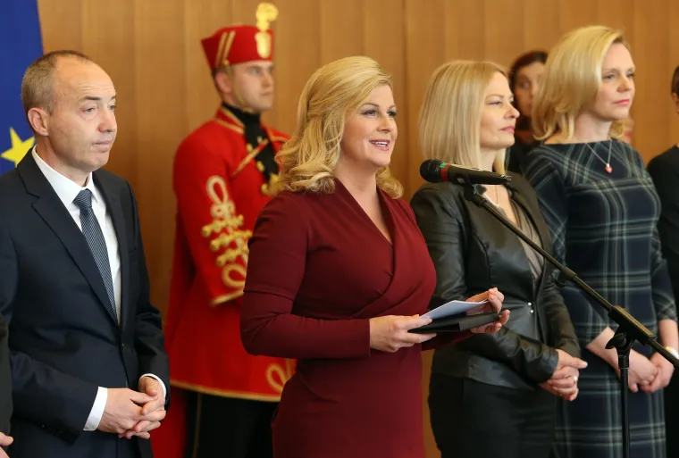 Predsjednica na Pantovčaku svečano uručila braniteljima odlikovanja za junačke činove