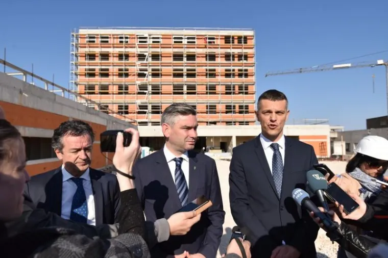 Boris Miletić i Valter Flego obi&scaron;li radove na izgradnji nove bolnice u Puli
