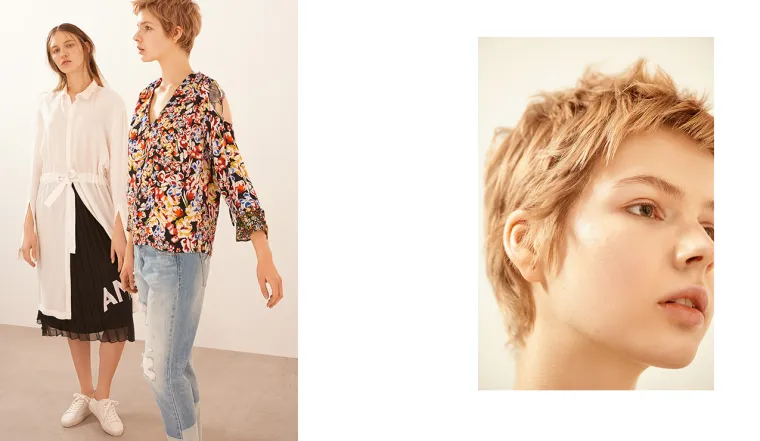 Crna suknja - 210,00 kuna, tenisice - 210,00 kuna, bluza cvjetnog uzorka - 210,00 kuna, 'boyfriend' traperice - 245,00 kuna