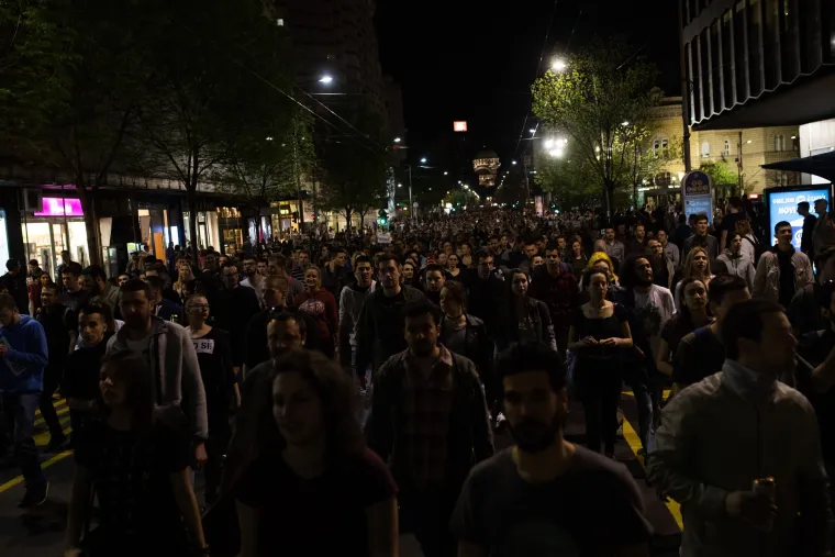 Prosvjedi protiv Aleksandra Vučića