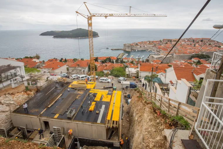 Gradili&scaron;te zgrade u Dubrovniku za koje su neki mediji objavili da je tamo stan kupila Todorićeva kćer