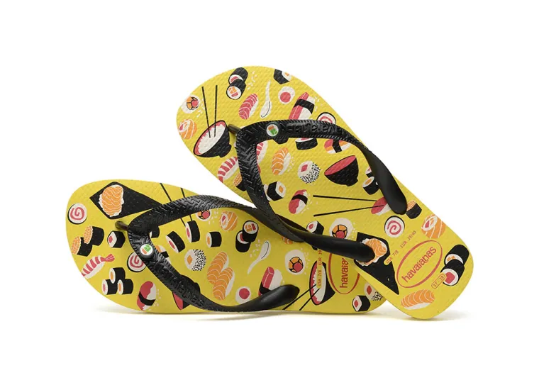 Neobičan print zapravo je homage japanskoj zori sandali koja je inspirirala pojavu prvog para Havaianasica.