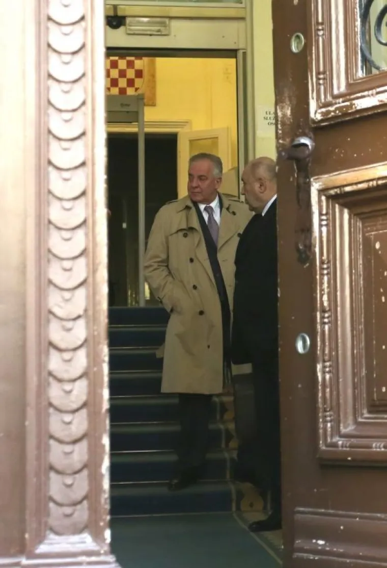 Ivo Sanader u Županijskom sudu u Zagrebu nakon izricanja presude za aferu Planinska.