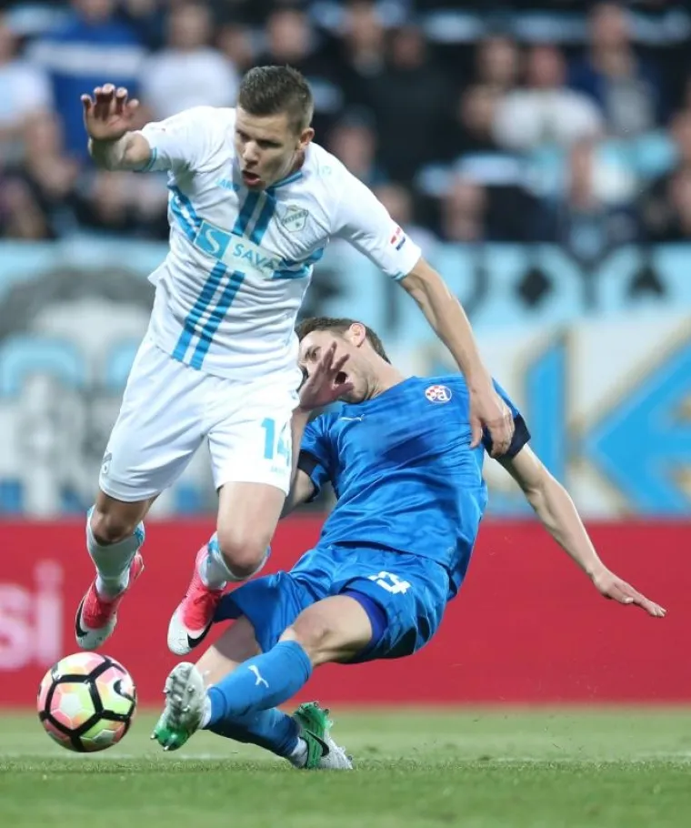 DERBI U SLIKAMA: Rijekini i Dinamovi igrači se ne &scaron;tede u utakmici koja bi mogla odlučiti o prvaku