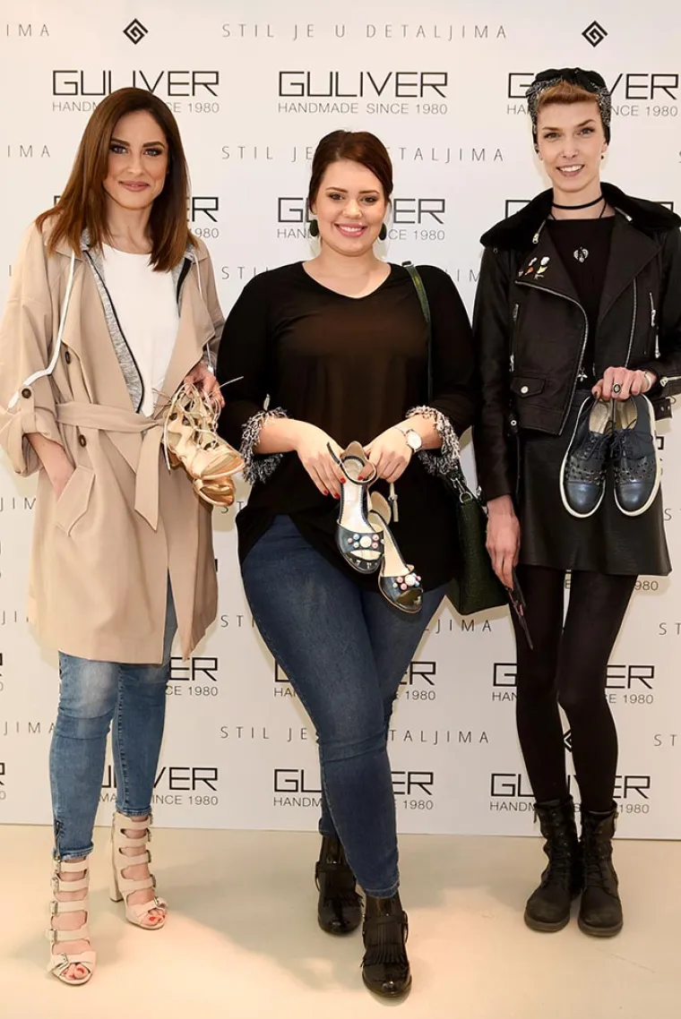 Prije nekoliko dana je, u društvu poznatih hrvatskih trendseterica Nevene Rendeli, Marije Borić, Kristine Šalinović, Antonije Stupar Jurkin, Lucije Lugomer, kao i ambasadorica branda Anite Dujić i Elle Dvornik, predstavljena nova kolekcija cipela za proljeće-ljeto 2017. hrvatskog branda Guliver.