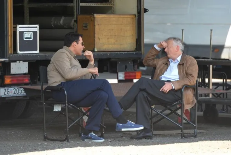 TENKOVI NA ZAGREBAČKIM ULICAMA: Snimanje 'Generala' stiglo u glavni grad, Vi&scaron;njić i Vrdoljak iskoristili sunčan dan