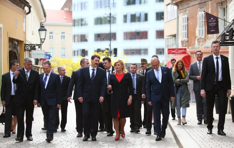 Predsjednica Hrvatske i Predsjednik Mađarske otvorili izložbu