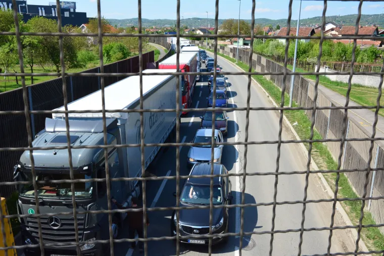 Gužva na granici kod Slavonskog Broda