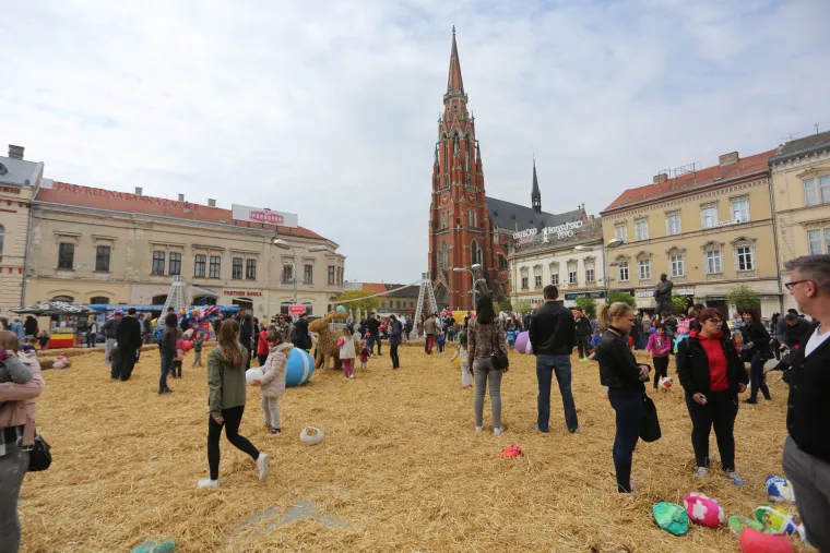 Najveće uskršnje gnijezdo na svijetu u Osijeku