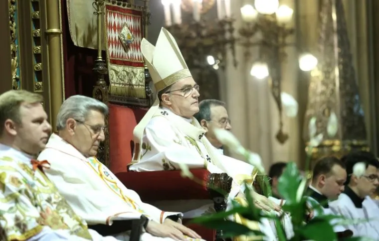 KARDINAL BOZANIĆ PREDVODIO USKRSNU MISU: 'Festival zluradosti traje i danas, kao i u Isusovo vrijeme'