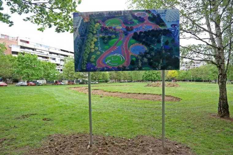 BAGERI POČELI S PREKOPAVANJEM: Krenula je gradnja parka na Savici