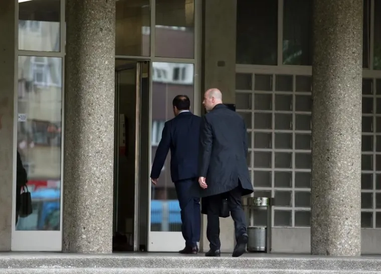 NEPOSLU&Scaron;NI MINISTAR: Vlaho Orepić, kojeg je premijer Plenković jučer smijenio, jutros je stigao na posao