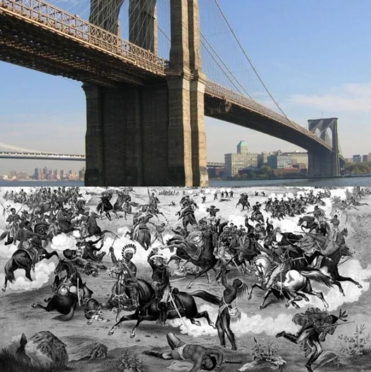 Za vrijeme bitke kod Little Bighorna, Brooklynski most se gradio (1876.)