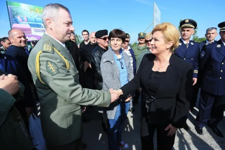 Mimohodu je nazočila i predsjednica Kolinda Grabar Kitarović.