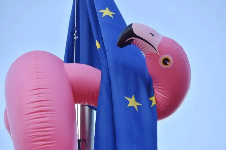 ZANIMLJIV PRIZOR IZ &Scaron;IBENIKA: &Scaron;to golemi plamenac radi na zastavi Europske unije?