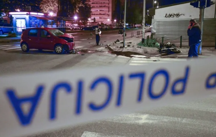 STRAVIČNA NESREĆA U ZAGREBU: U sudaru na križanju Baštijanove i Golikove poginuo motociklist