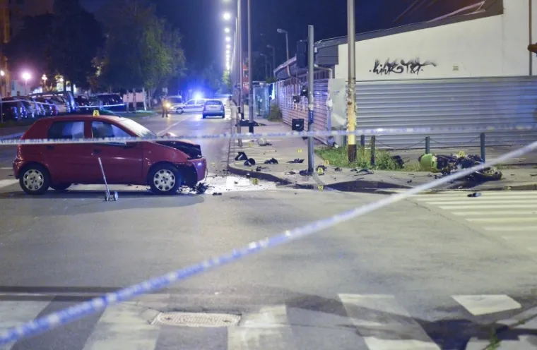 STRAVIČNA NESREĆA U ZAGREBU: U sudaru na križanju Baštijanove i Golikove poginuo motociklist