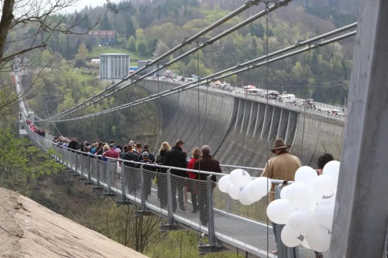 Njemačka: Otvoren najduži pje&scaron;ački viseći most na svijetu