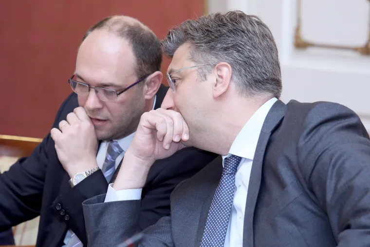 Andrej Plenković i Davor Ivo Stier