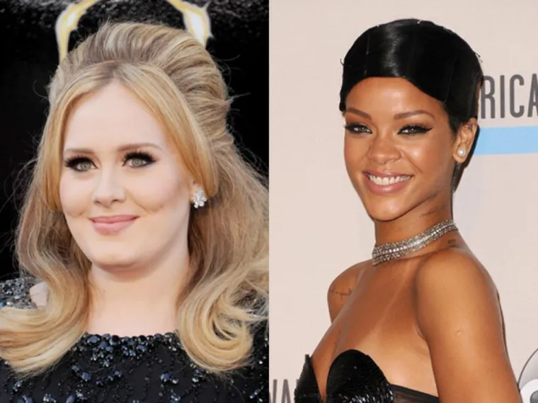 Vjerovali ili ne, zvijezde koje smo okupili u galeriji su isto godište, što vjerojatno nikada ne biste pogodili na prvi pogled. Pa počnimo: Adele i Rihanna