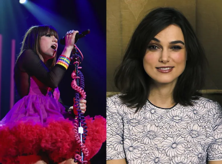 Carly Rae Jepsen i Keira Knightley