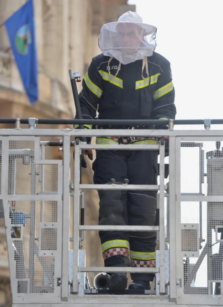 Zbog skidanja ko&scaron;nice. u kojem su pčelaru morali pomagati i vatrogasci, i Ilici je blokiran promet.