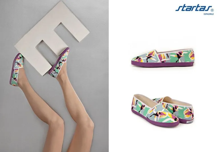 Startas kao najprepoznatljiviji brand Borova, prošle je godine dobio svoju inačicu espadrilu. Kao jedan od najpoželjnijih modela obuće posljednjih godina, Startas espadrila je brzo našla svoje obožavateljice. Kao idealna obuća za proljetne i ljetne dane, mekane, lake i udobne, jednostavne za obuvanje, bojane raznim dizajnima, savršeno nadopunjuju sve ljetne kombinacije.