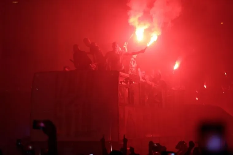 OVAKO RIJEKA SLAVI NASLOV: Pogledajte detalje s proslave koja je trajala do jutarnjih sati nedjelje