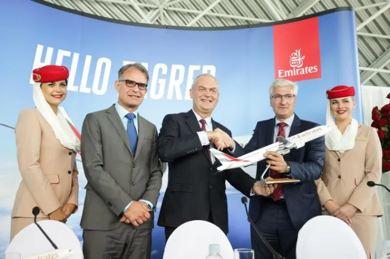 Emiratesov Boeing 777-300ER sletio u Zagreb