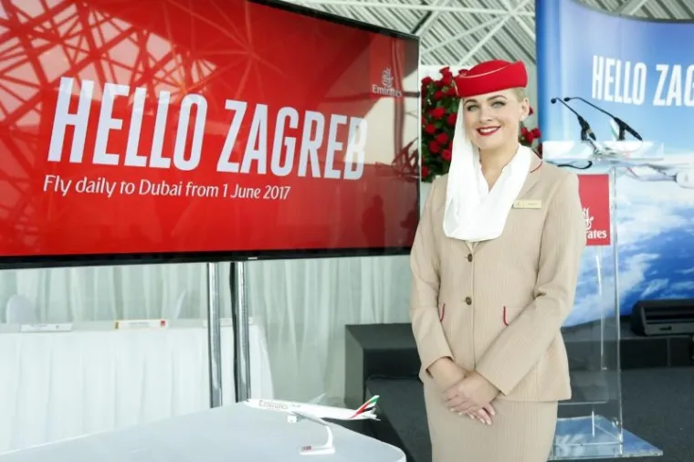 Emiratesov Boeing 777-300ER sletio u Zagreb