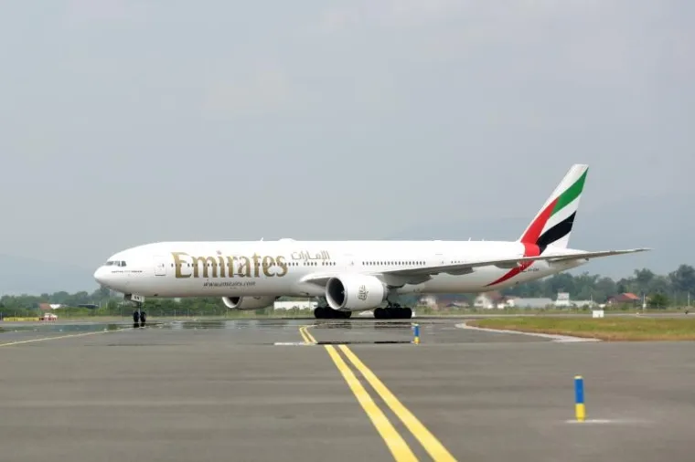 Emiratesov Boeing 777-300ER sletio u Zagreb