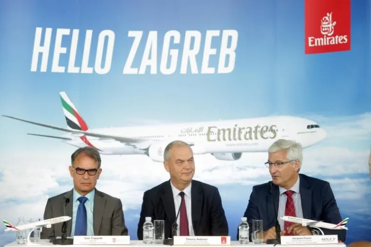 Emiratesov Boeing 777-300ER sletio u Zagreb