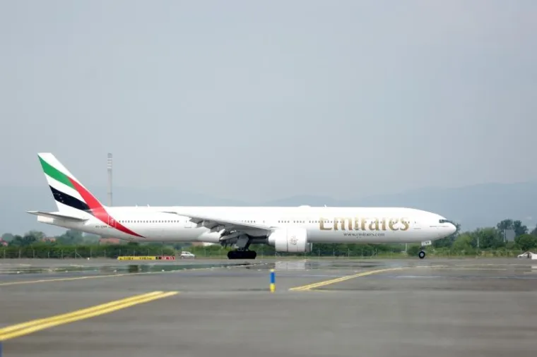Emiratesov Boeing 777-300ER sletio u Zagreb