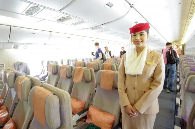 Uzvanici su imali priliku razgledati i unutra&scaron;njost Emiratesovog zrakoplova Boeing 777-300ER, koji je po svim parametrima, a naročito po udobnosti za putnike - pravo čudo.