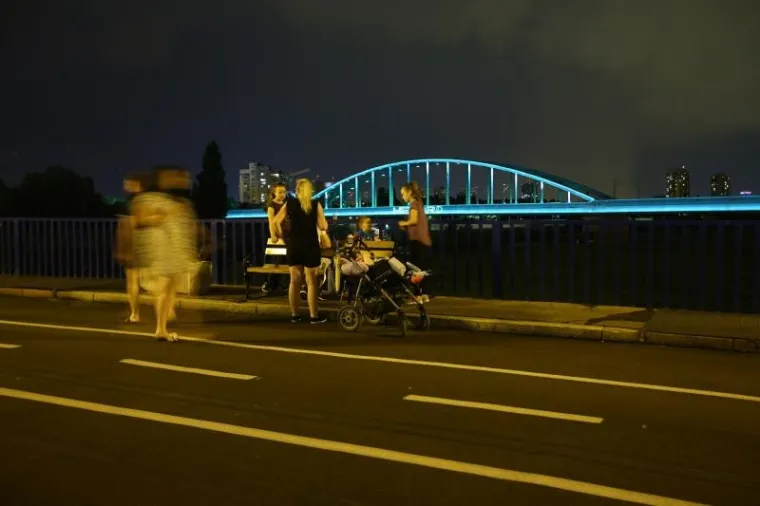 HENDRIXOV MOST DOBIO NOVO RUHO: Jedan od prepoznatljivih simbola grada Zagreba zasjao novim svjetlom