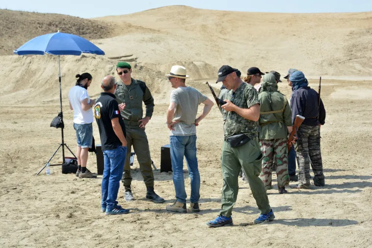 Vi&scaron;njić u ulozi Ante Gotovine snima film General na pje&scaron;čari u Kalinovcu