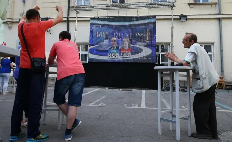 Atmosfera u stožeru Milana Bandića