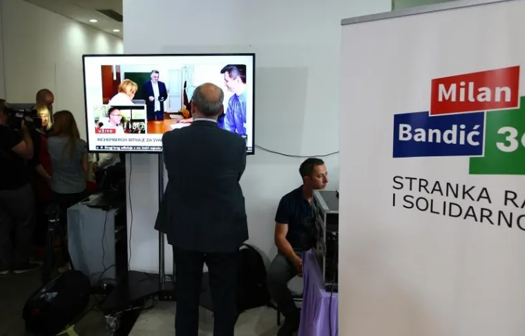 Atmosfera u stožeru Milana Bandića