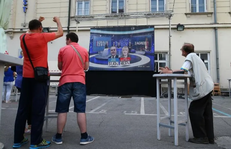 Atmosfera u stožeru Milana Bandića