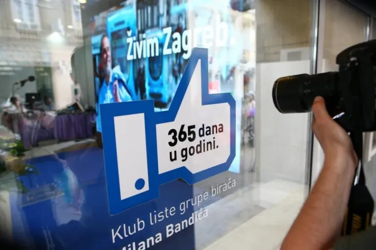 Atmosfera u stožeru Milana Bandića