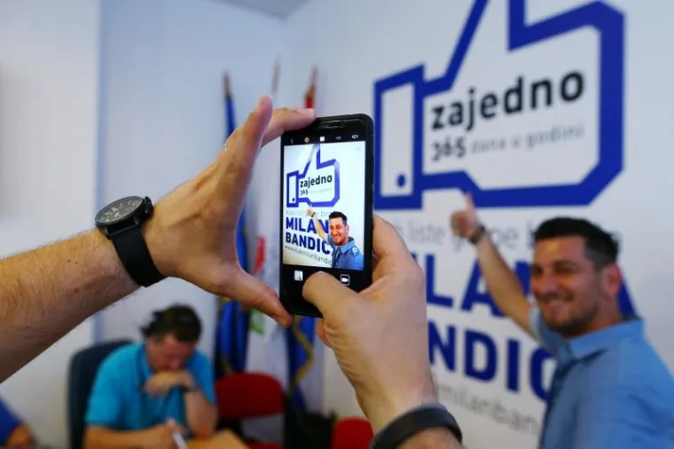 Atmosfera u stožeru Milana Bandića