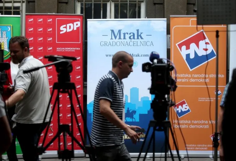 ZAGREB: Čekanje rezultata drugog kruga lokalnih izbora u stožeru Anke Mrak-Taritaš