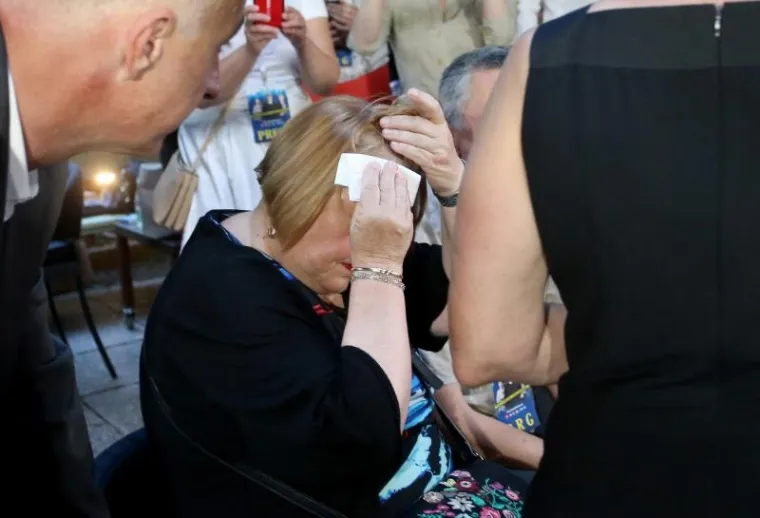 ZAGREB: Čekanje rezultata drugog kruga lokalnih izbora u stožeru Anke Mrak-Tarita&scaron;