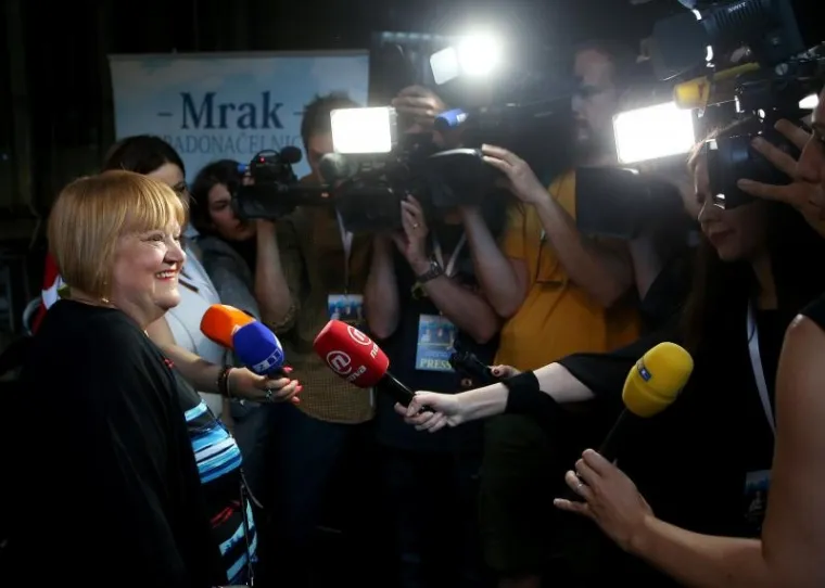 ZAGREB: Čekanje rezultata drugog kruga lokalnih izbora u stožeru Anke Mrak-Tarita&scaron;