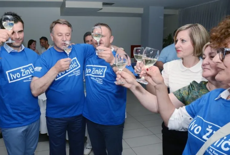 U drugom krugu izbora za sisačko-moslavačkog župana Ivo Žinić uvjerljivo je porazio svog protukandidata iz SDP-a Zdenka Vahovca