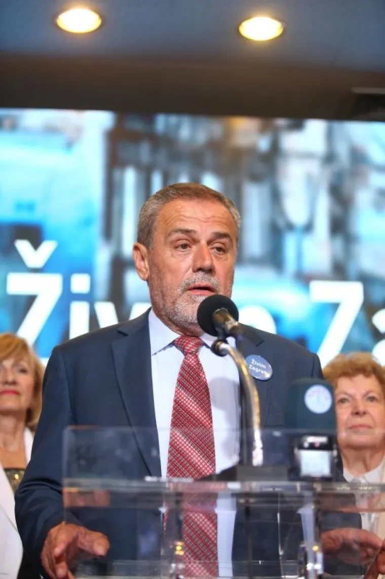 ZAGREB: Milan Bandić održao govor nakon pobjede u drugom krugu lokalnih izbora